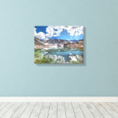 consultation湖2 - Mtウィットニーの道 キャンバスプリント (インサイチュ (ウッドフロア))