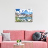 consultation湖2 - Mtウィットニーの道 キャンバスプリント (インサイチュ (リビング))