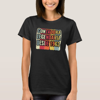 Contadora Legendaria Desde 1963   Accountant Tシャツ