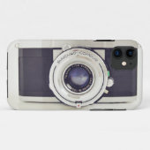 Contaflexのヴィンテージのカメラ Case-Mate iPhoneケース (裏面(横))