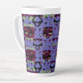 Contained Sky Flame Roses カフェラテマグ (左アングル)