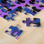 Contained Sky Flame Tulips ジグソーパズル (側面)