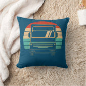Container Struck 70s Delivery Sunset Father's Day クッション (ブランケット)