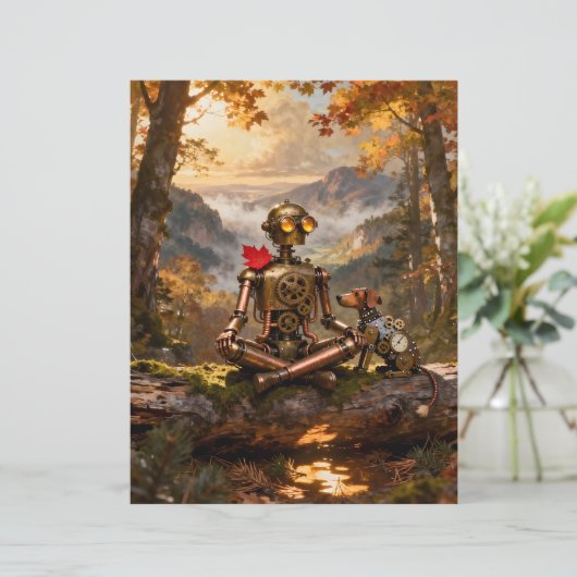 Contemplating Nature Scrapbook Paper (スタンド正面)