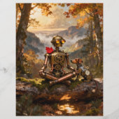 Contemplating Nature Scrapbook Paper (正面)