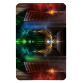 Contemplating Oz Fractal Art Flexible Magnet マグネット (縦)