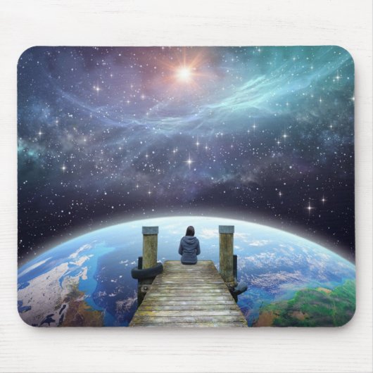 Contemplative Space Art Mouse Pad, Multi-Verse マウスパッド (正面)