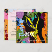 Contempoの卒業 招待状 (正面/裏面)