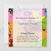 Contempoの卒業 招待状 (裏面)