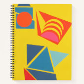 Contemporary Abstract Bits ’n Pieces Notebook ノートブック (正面)