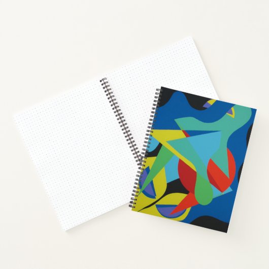 Contemporary Abstract Froggish Notebook ノートブック (内部)