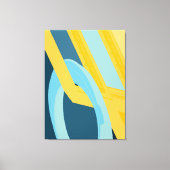 Contemporary Abstract Geometric Harmony キャンバスプリント (正面)