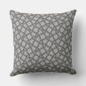 Contemporary Abstract Line Art Decorative Cushion クッション (裏面)