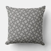 Contemporary Abstract Line Art Decorative Cushion クッション (正面)