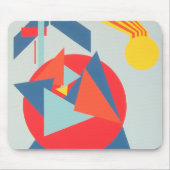 Contemporary Abstract Shapes Mousepad マウスパッド (正面)