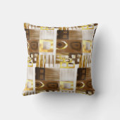 Contemporary Afrocentric Geometric クッション (裏面)