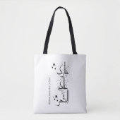 Contemporary Arabic Calligraphy Ramadan Greeting – トートバッグ (正面)