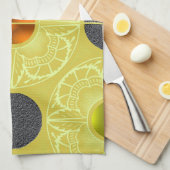 Contemporary Art Deco–Inspired  キッチンタオル (四つ折り)