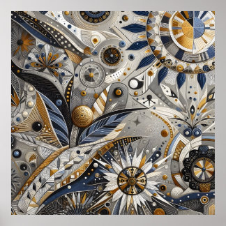 Contemporary art poster ポスター