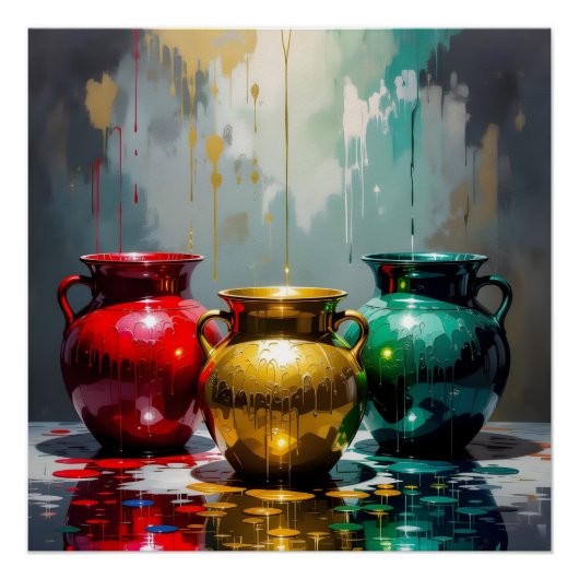 Contemporary Art Poster Paper (Semi-Gloss) ポスター (正面)