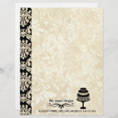 Contemporary Bakery Companyレターヘッドテンプレート レターヘッド (正面/裏面)