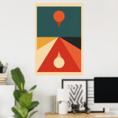 Contemporary Bauhaus art ポスター (ホームオフィス)