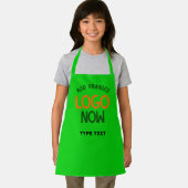 CONTEMPORARY CLEAN LIME GREEN FASHIONABLE CLIENT エプロン (インサイチュ)