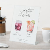 Contemporary Cocktails Signature Drinks 台座サイン (インサイチュ)