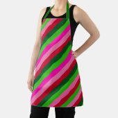 Contemporary Colors Christmas Stripes  エプロン (インサイチュ)