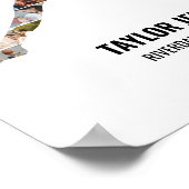 Contemporary Dance Personalized Photo Collage ポスター (角)