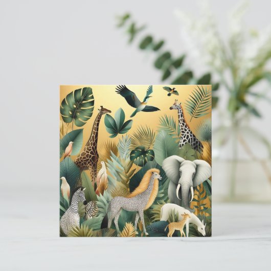 Contemporary exotic animals and birds 1 gold カード (スタンド正面)