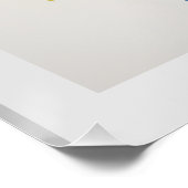 Contemporary Floral Wall Decor Art # 1 ポスター (コーナー)