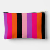 Contemporary Halloween Stripes  アクセサリーポーチ (裏面)