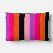 Contemporary Halloween Stripes  アクセサリーポーチ (正面)