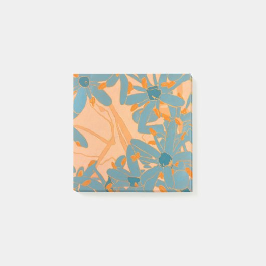 Contemporary Leaf Design Peach ポストイット (正面)