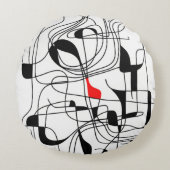 Contemporary Linear Design ラウンドクッション (正面)