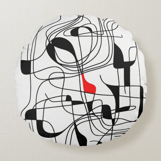 Contemporary Linear Design ラウンドクッション (正面)