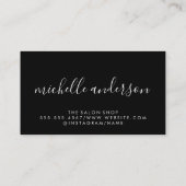 Contemporary Makeup Artist Palette 名刺 (裏面)