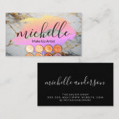 Contemporary Makeup Artist Palette 名刺 (正面/裏面)