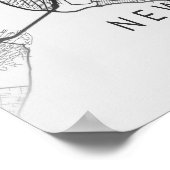 Contemporary New York City Street Map unframed ポスター (角)