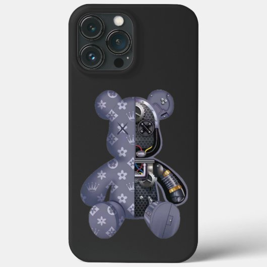 Contemporary Robot Bear Case-Mate iPhoneケース (裏面)