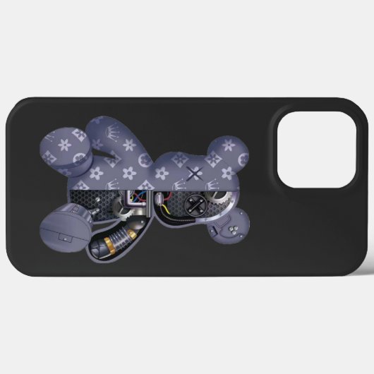 Contemporary Robot Bear Case-Mate iPhoneケース (裏面 (横))