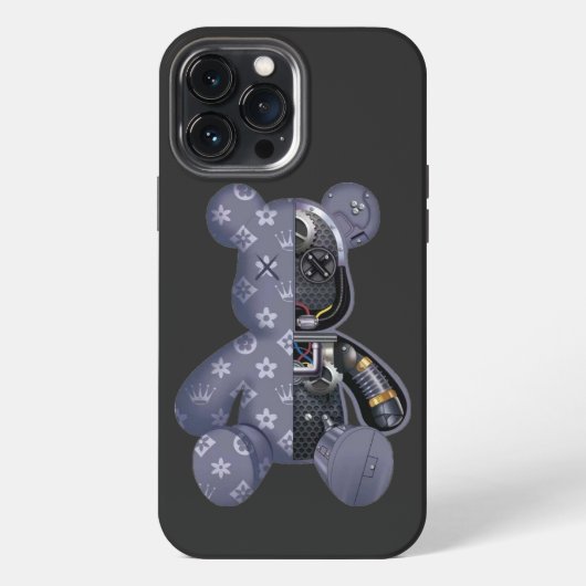 Contemporary Robot Bear iPhoneケース (裏面)