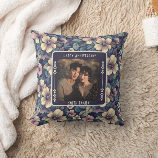 Contemporary Stylish Photo Throw Pillow  クッション (ブランケット)