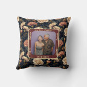 Contemporary Thoughtful Relationship Throw Pillow  クッション (裏面)