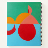 Contemporary Treble Clef Notebook ノートブック (裏面)