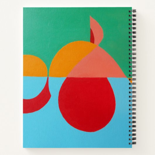 Contemporary Treble Clef Notebook ノートブック (裏面)