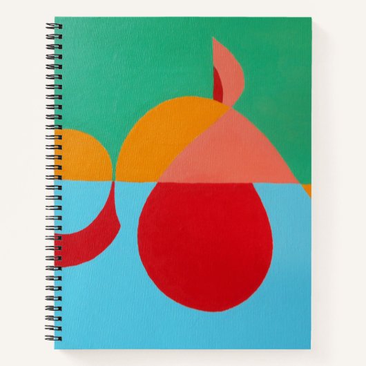 Contemporary Treble Clef Notebook ノートブック (正面)