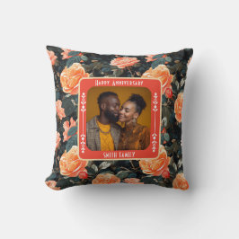 Contemporary True Love Anniversary Throw Pillow クッション