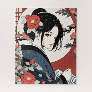 Contemporary ukiyoe, Kimono beauty ジグソーパズル